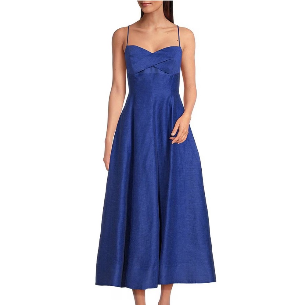 Marchesa Royal Blue Maxi Dress
